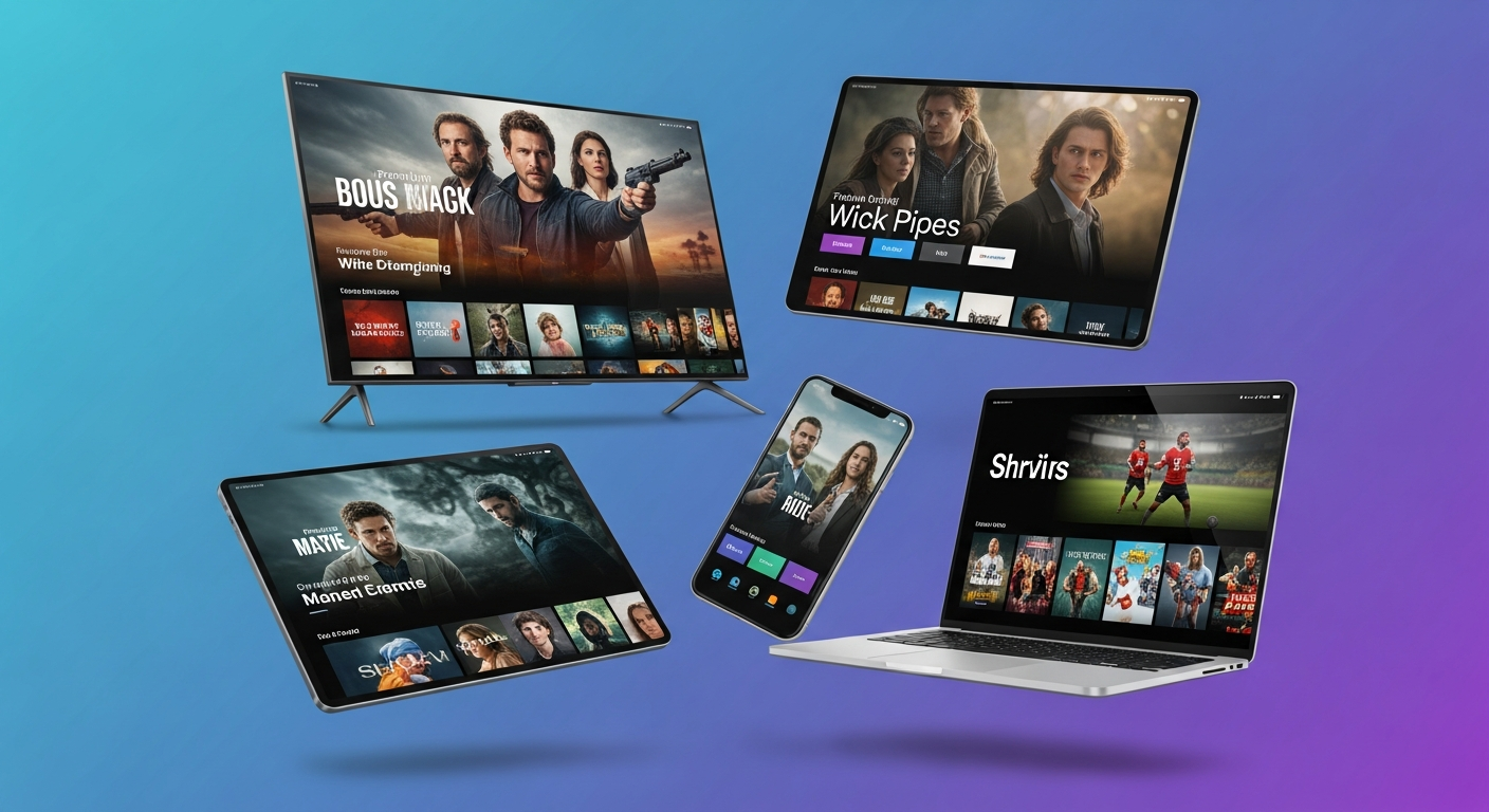 Abonnement IPTV compatible tous appareils : Smart TV, tablette, smartphone, Fire Stick